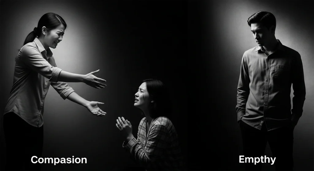 A picture is better than a 1000 words, Difference Between Compassion And Empathy